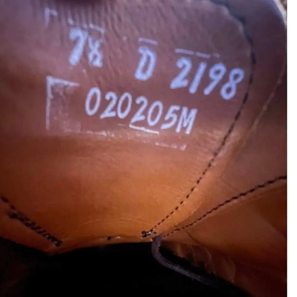 EUC - Allen Edmonds Strand Cap‑Toe Woven Walnut Leather Oxford